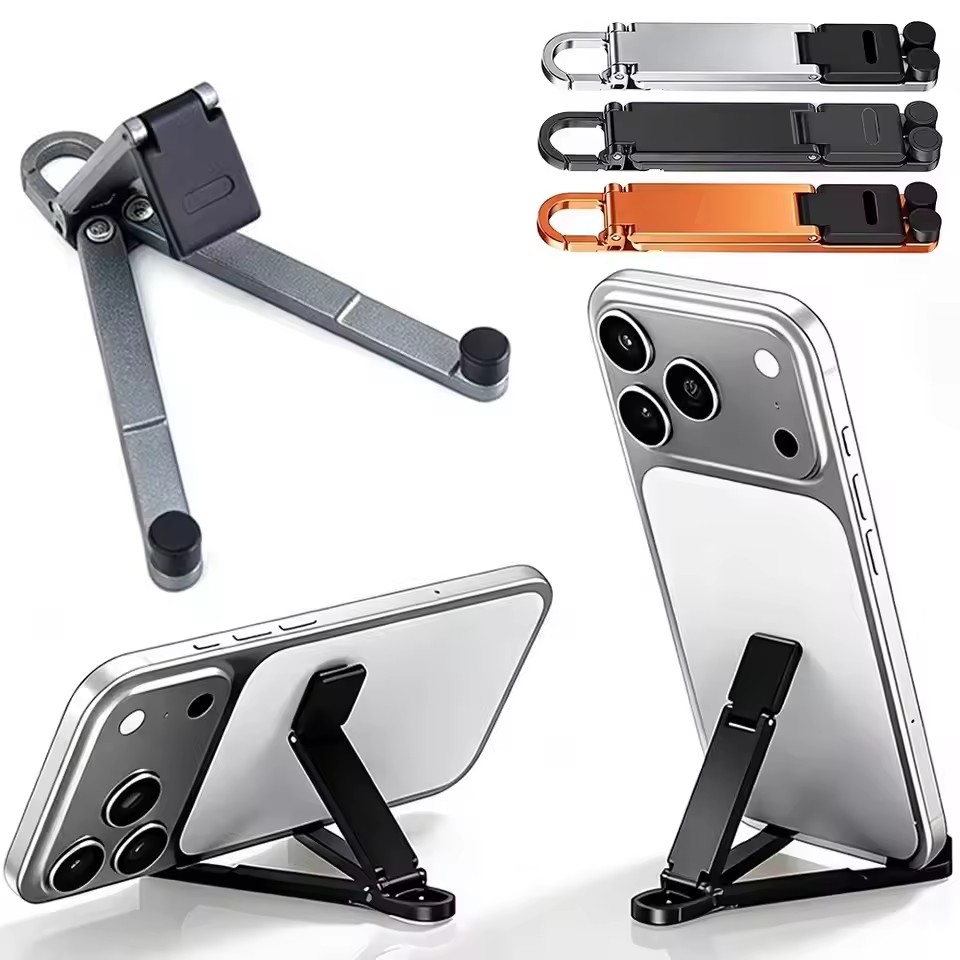 Quirky Phone Accessories - Support de téléphone pliable pour porte-clés,
