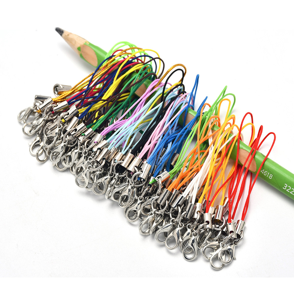 Phone Accessories Jewelry - 50pcs mélange couleur homard fermoir cordons