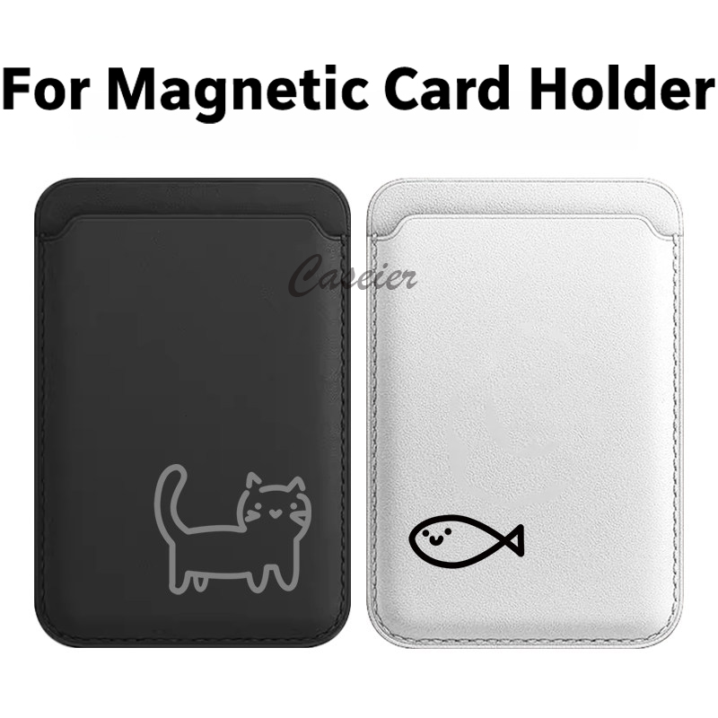 Phone Accessories Android - Portefeuille magnétique en cuir à motif
