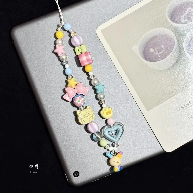 Phone Accessories Beads - Breloque de téléphone Usahana colorée à