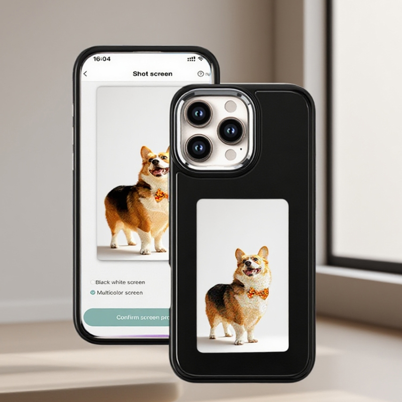 Phone Accessories Diy - Coque de téléphone avec écran e-ink