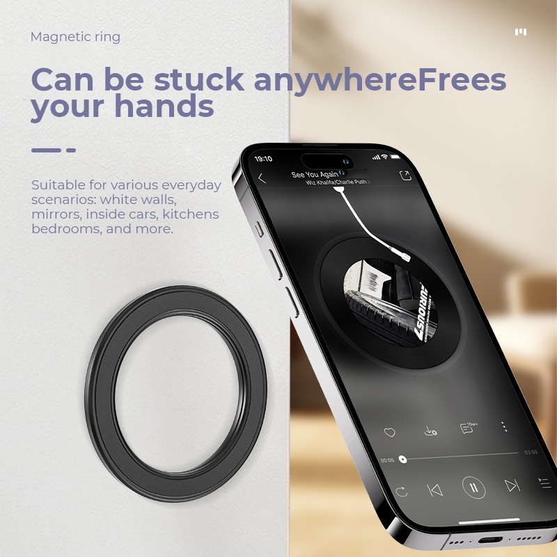 Quirky Phone Accessories - Pour Magsafe anneau magnétique fort support