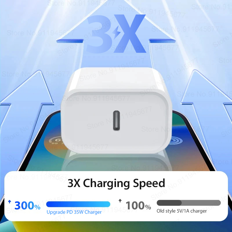 Chargeur rapide USB C PD 35W,  - Phone Accessories Unique avis et prix