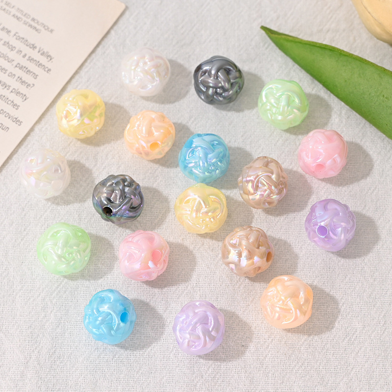 10 perles en acrylique en form - Phone Accessories Beads avis et prix