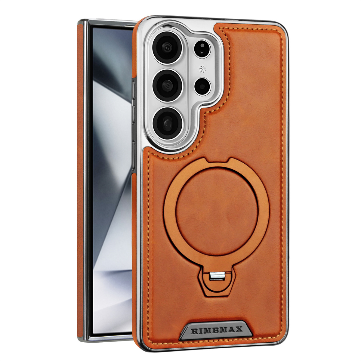 Étui de téléphone en cuir PU p - Phone Accessories Ring Holder avis et prix