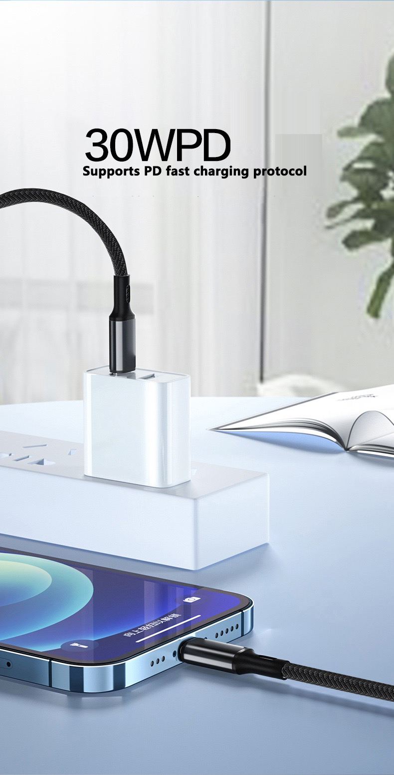 Câble USB PD 30W pour iPhone 1 - Phone Accessories Unique avis et prix