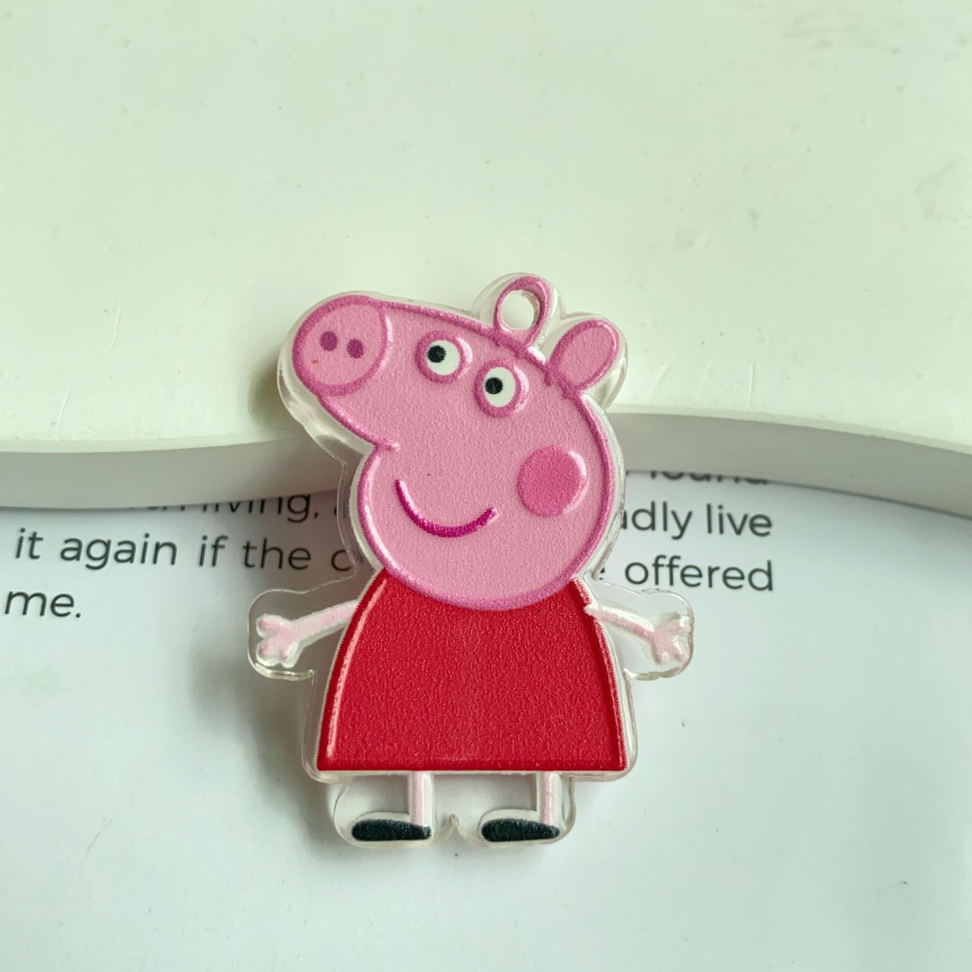 Pendentif Peppa Pig en relief  - Phone Accessories Diy avis et prix