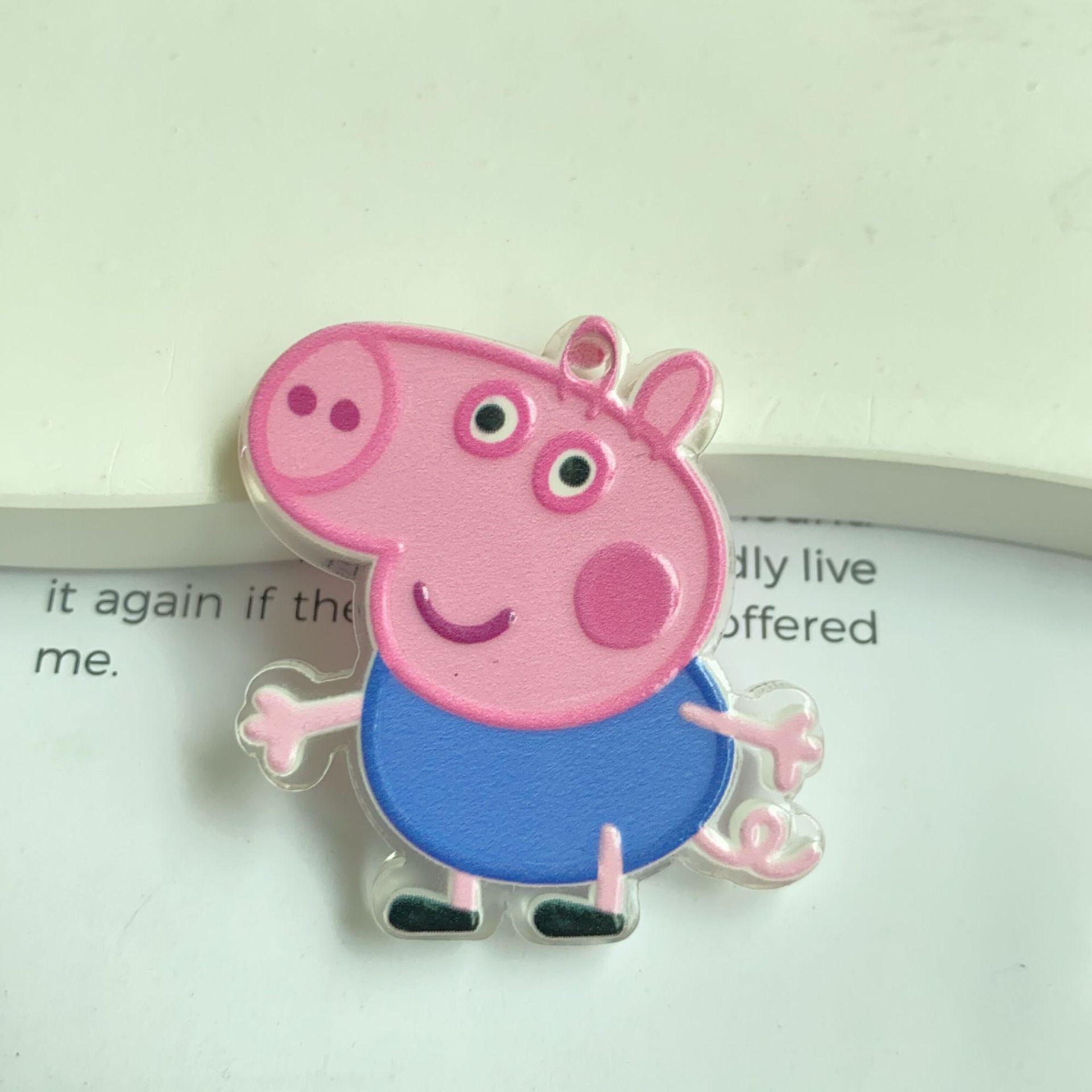 Pendentif Peppa Pig en relief  - Phone Accessories Diy avis et prix