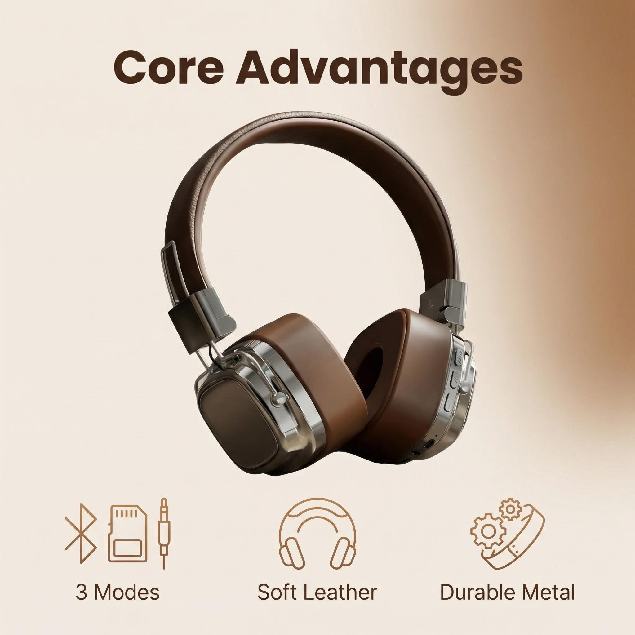 Casque audio rétro en cuir san - Retro Handset Phone avis et prix