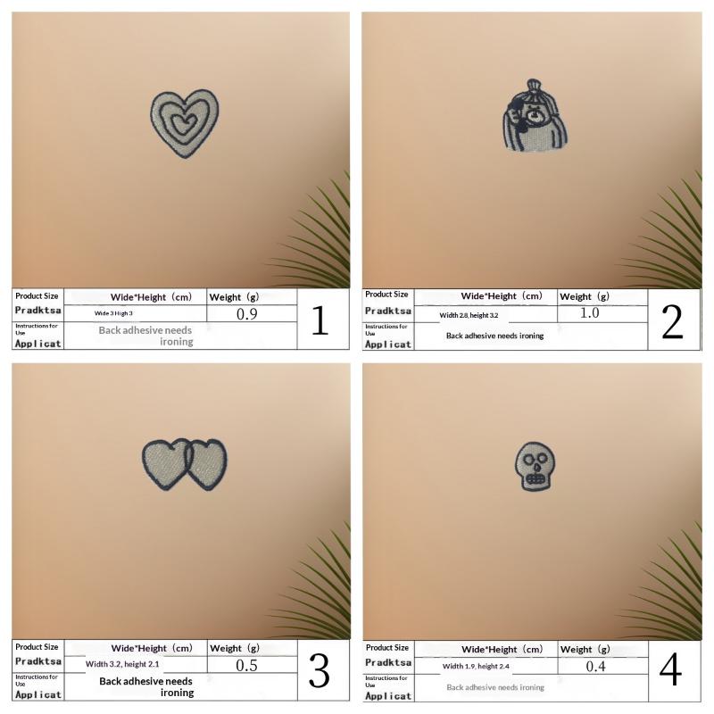 1 ensemble de patchs brodés Cœ - Phone Accessories Diy avis et prix
