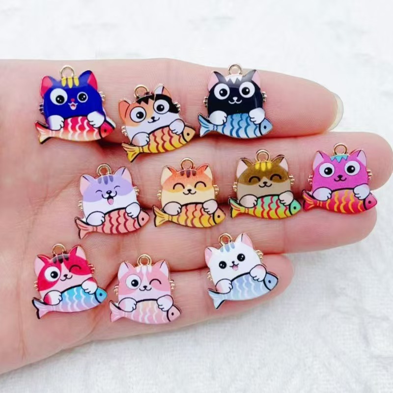 10 pièces de pendentifs animau - Phone Accessories Diy avis et prix