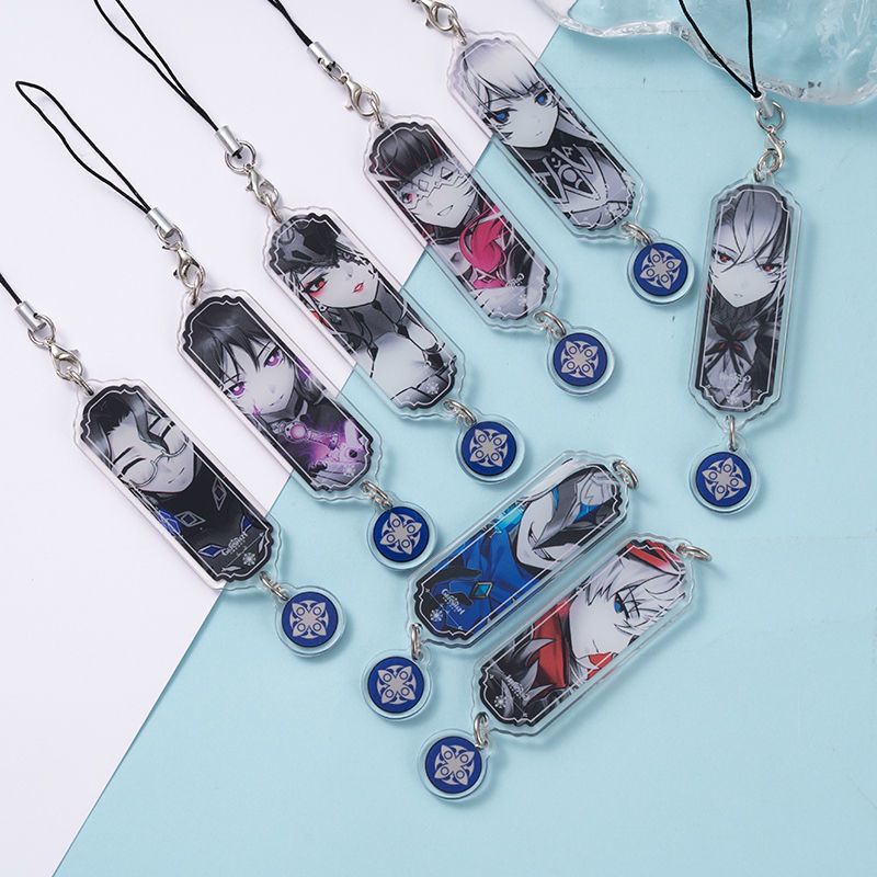 8 pièces Porte-clés Anime Gens - Phone Accessories Jewelry avis et prix