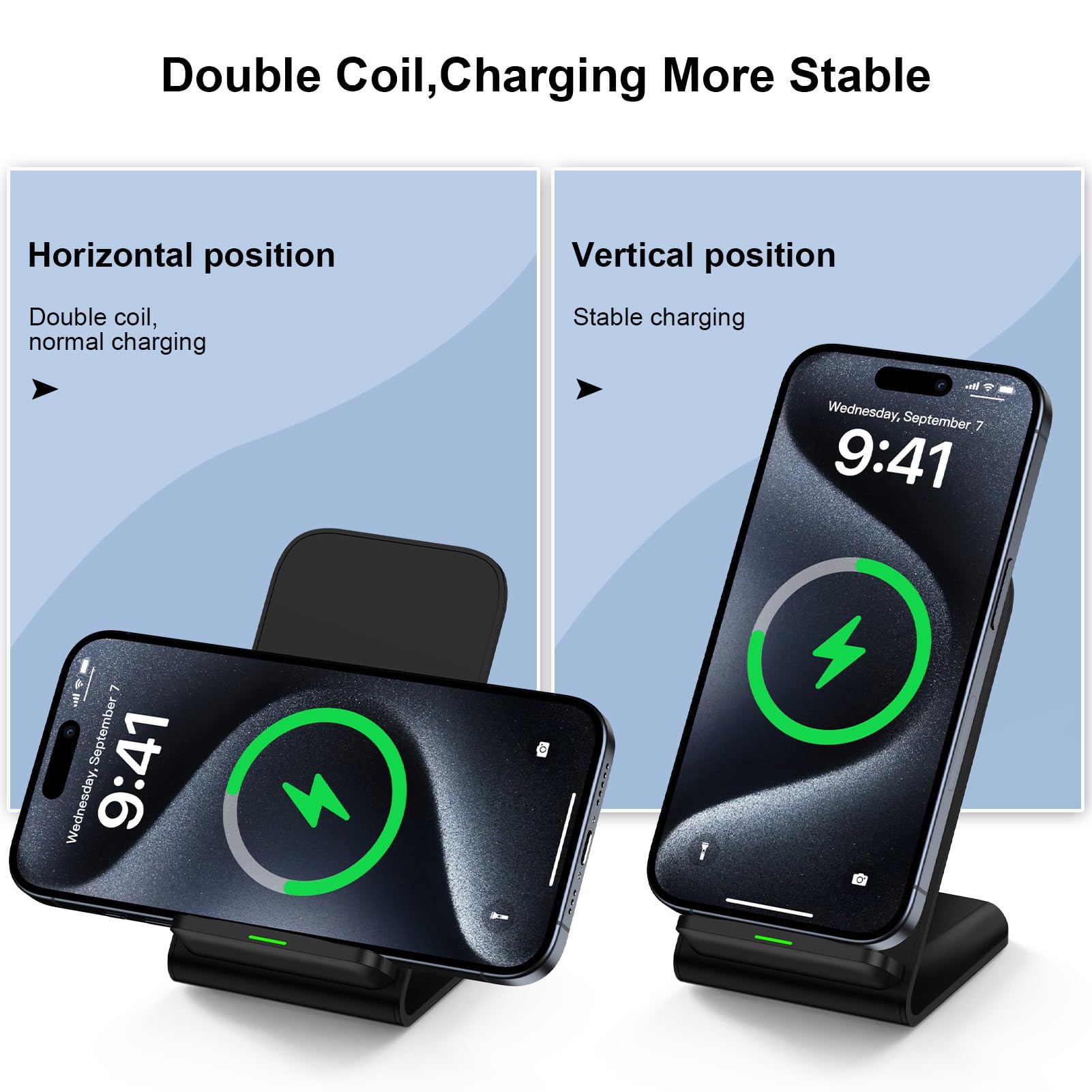 Chargeur sans fil 15W avec sup - Phone Accessories Android avis et prix