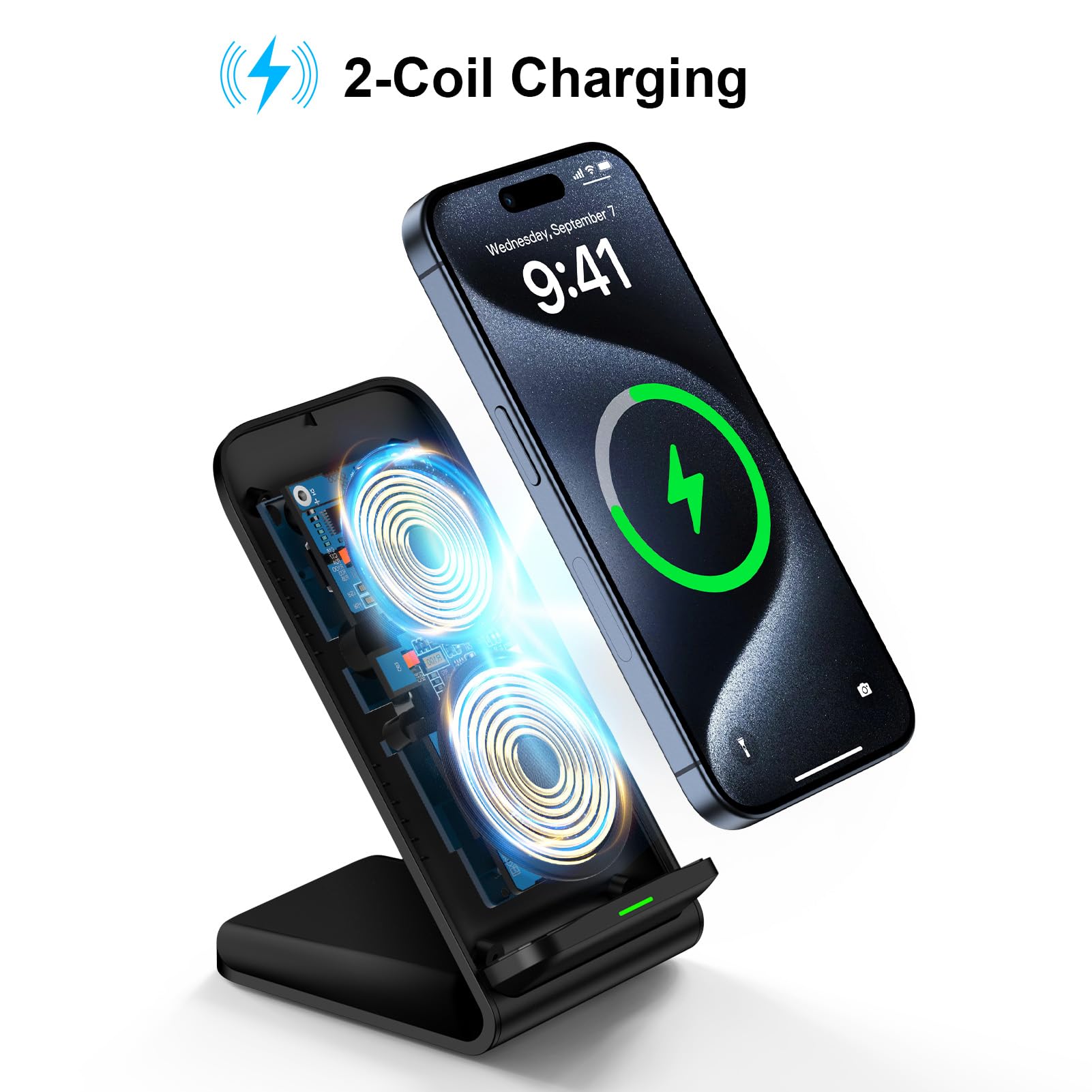 Chargeur sans fil 15W avec sup - Phone Accessories Android avis et prix