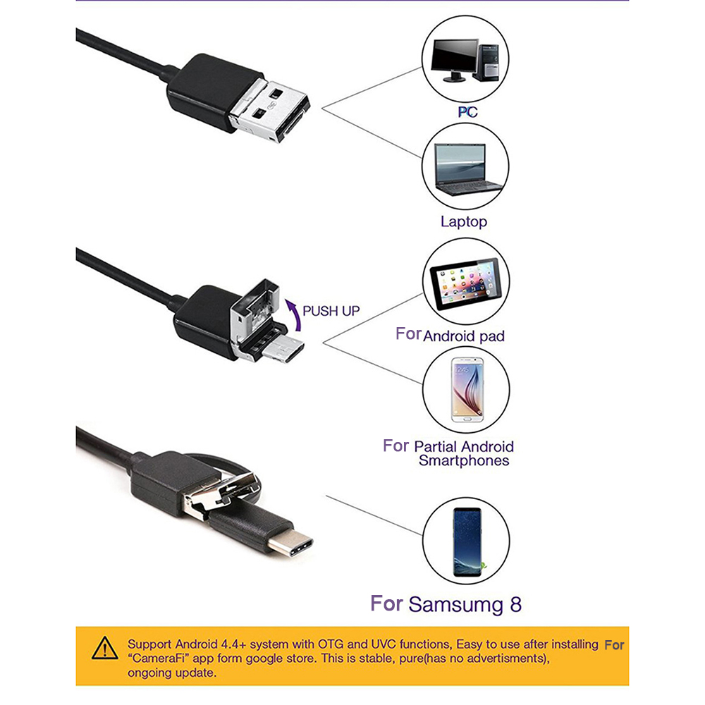 Caméra endoscopique pour télép - Phone Accessories Android avis et prix