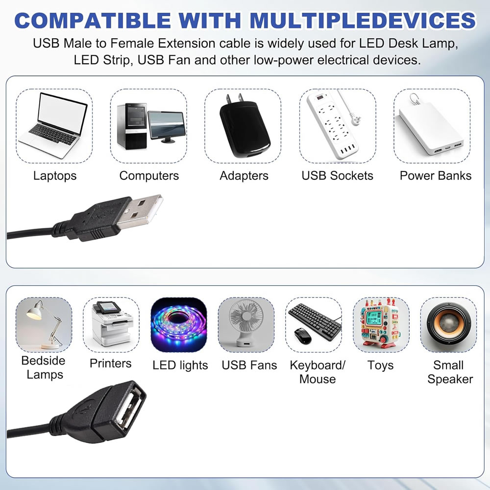 Câble d'extension USB mâle à f - Led Flash Case avis et prix